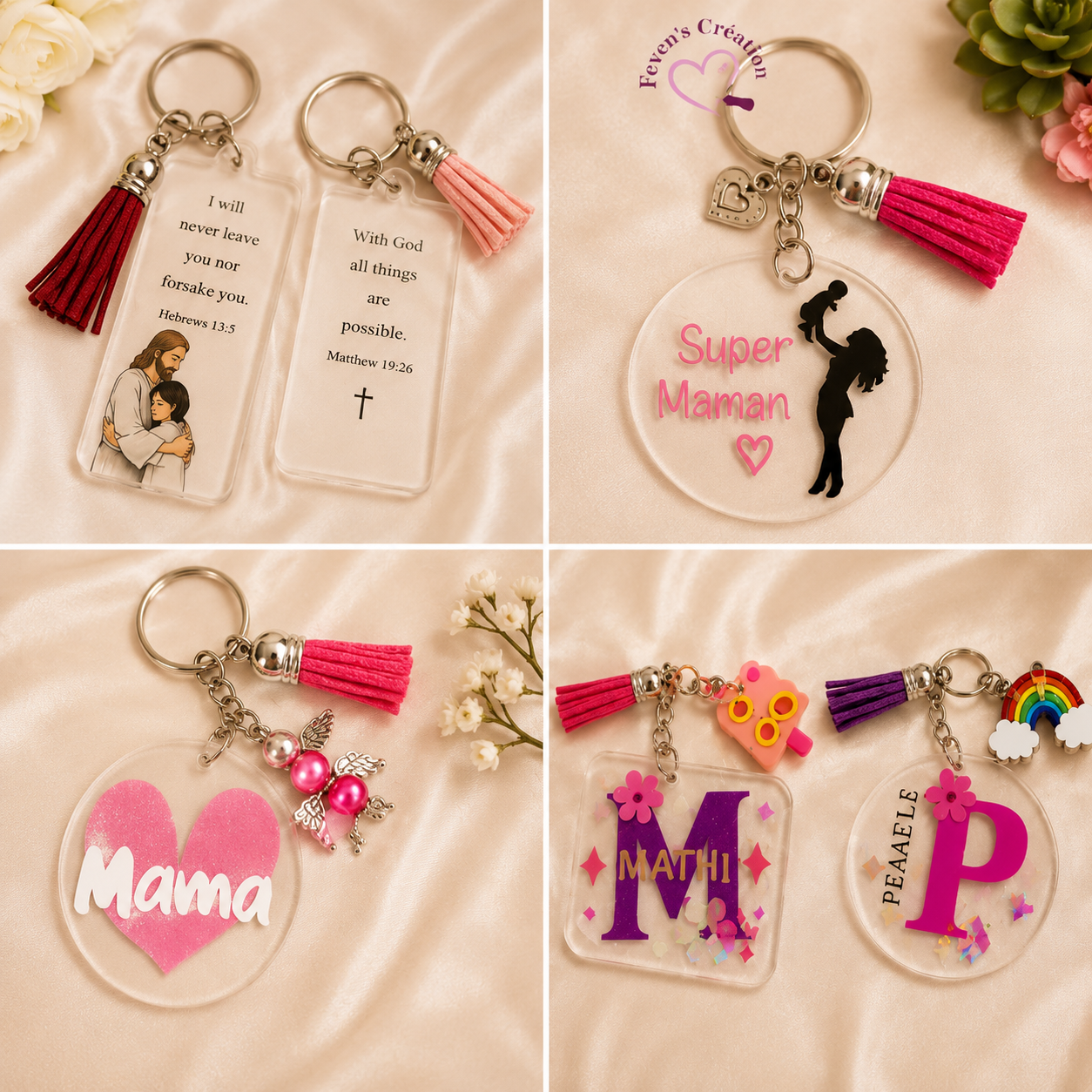 Personalised Acrylic Keyring