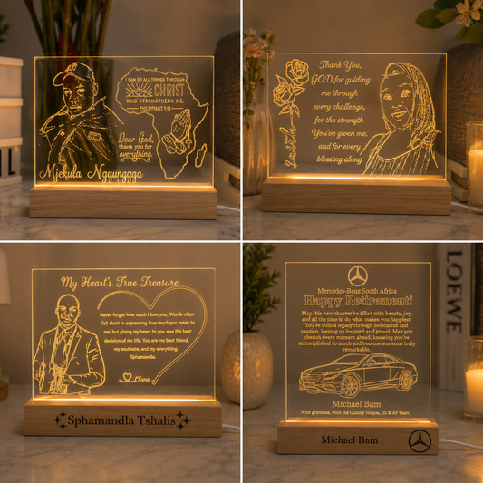 Personalised LED Plaque